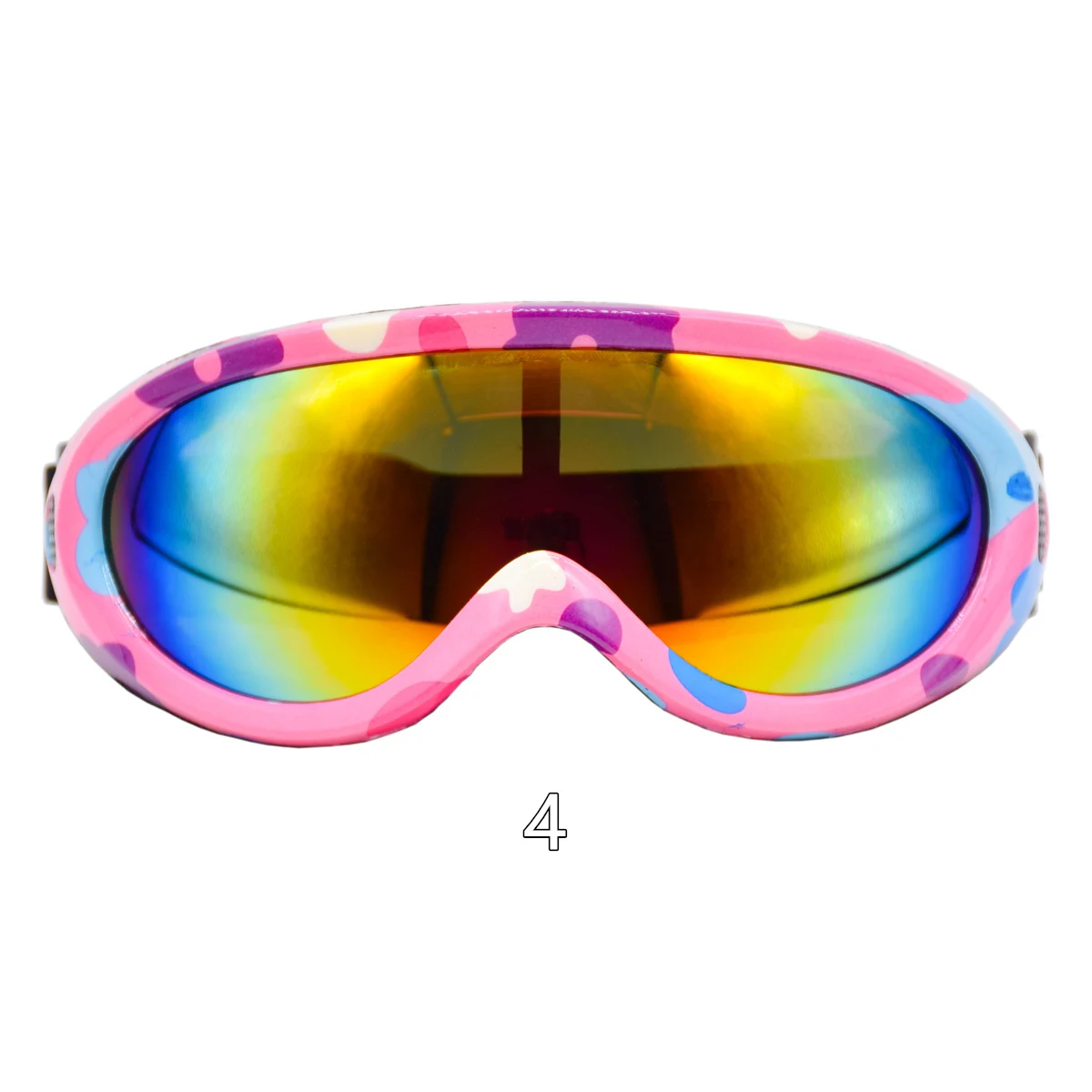 Youth Snowboard Gafas Ski Goggles Boys Girls Snow Goggle Snowboard Mask Winter oculos de neve Kids Ski Skiing Glasses Goggles - Цвет: ASGE0190004 Pink