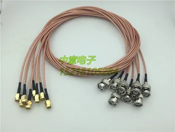 

50 Ohm Signal Line Q9 to SMA RF BNC/SMA-JJ Oscilloscope Jumper High Frequency BNC Revolution to SMA Male