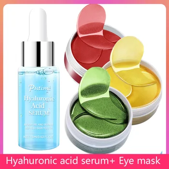 

Hyaluronic Acid Serum Shrink Pores Nourishing Face Serum Collagen Eye Masks Skin Repair Anti Wrinkle Anti Aging Face Serum 15ml