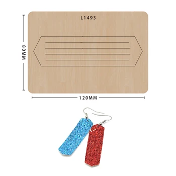 

Tassel earrings diy Scrapbooking handmade Wooden die new craft Cutting Dies mold Suitable for common die cutting machines