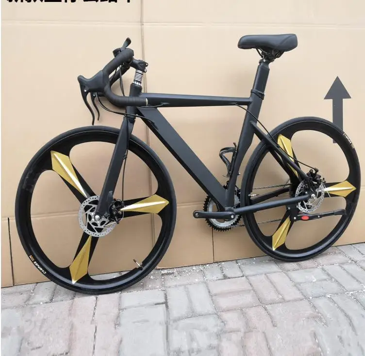 Clearance bicicleta road bike   700C*23  road  bicycle man& woman bike  18  speed   Disc  brakes 3