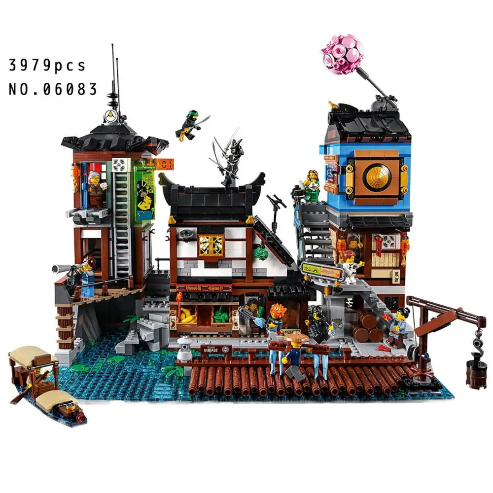 

Mirage Ninja Series Ninja Dock Building block Toys Compatible with Legoings Assembl DIY Educating Children Toys Christmas Gifts
