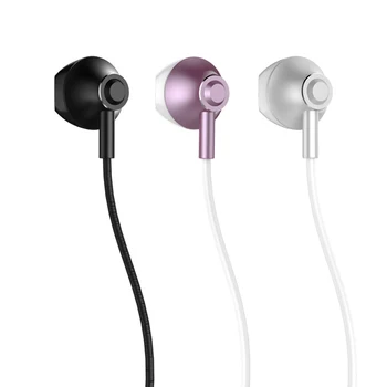 

Remax RM-711 Wired In-Ear Headphon Bass Games Wire Control Headset 3.5mm Portable In Ear Earphone For Xiaomi Phone Computer