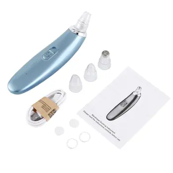 

Rechargeable Electric Microcrystalline Black Head Massager Facial Clearing Devices Facial Pore Vacuum Extractor
