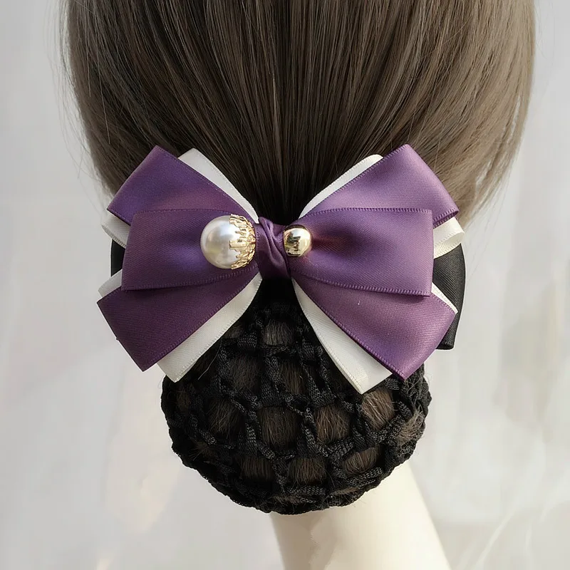 ☆TATIANA☆ Pearl Ribbon Hair pin HB2205 Hairpins Women - New Arrival Handmade Ribbon Bow Hair Pins