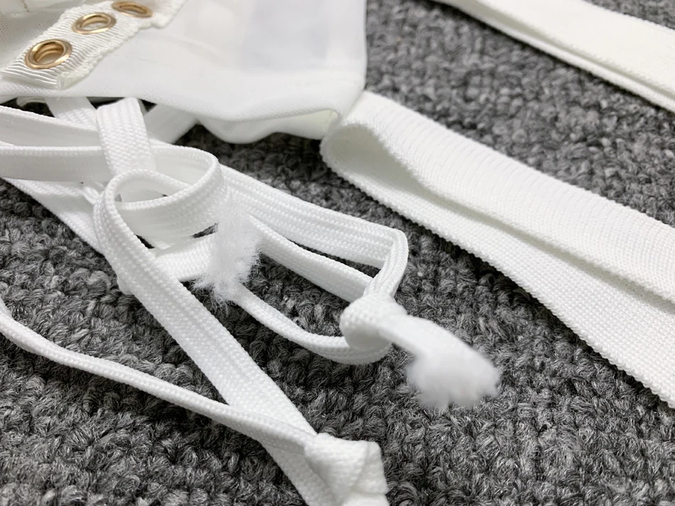 2020 new fashion sexy white womens set one-shoulder top & tpencil trousers 2 two-piece club celebrity party Bodycon pants set