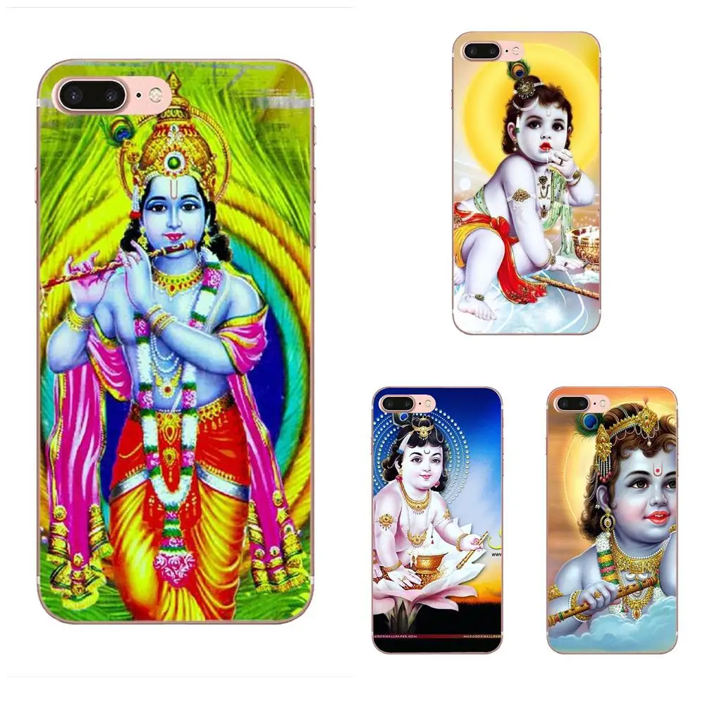 

Indian God Lord Krishna For Galaxy Grand A3 A5 A7 A8 A9 A9S On5 On7 Plus Pro Star 2015 2016 2017 2018 Soft TPU Cool Best