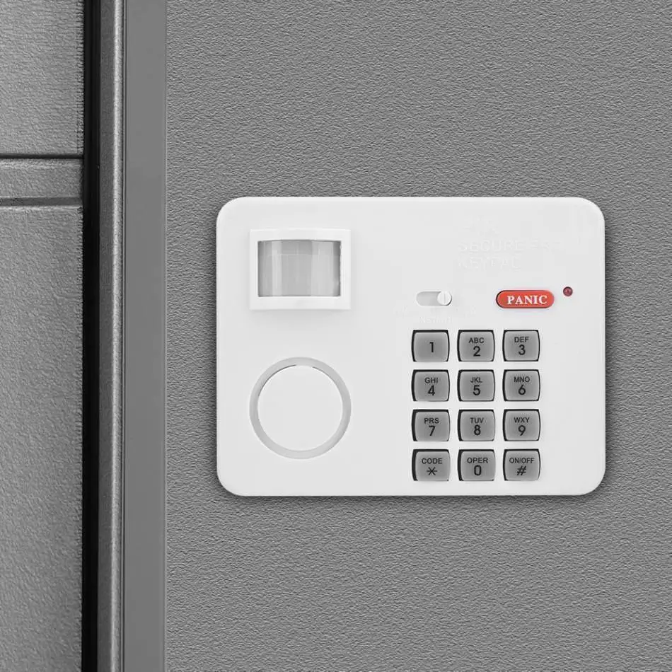 

Wireless Home Security Burglar Alarm Garage Shed Caravan with Keypad Door Window Easy to install, just put the required batterie