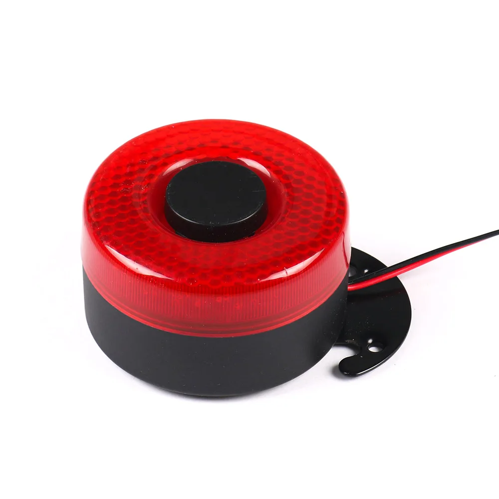 Car Siren Horn DC 12V-24V 105dB Auto Warning Signal Backup Alarms With LED Beep Reverse Air Horn BX102098
