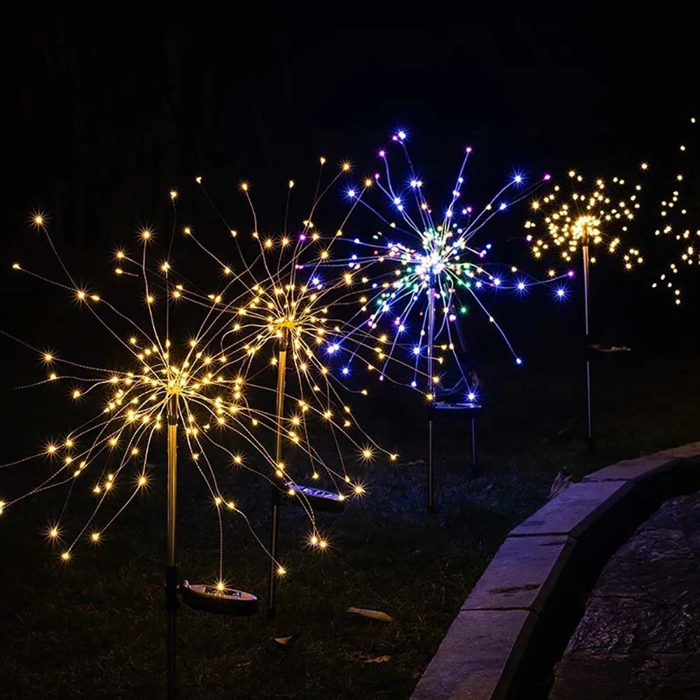 Iluminação e Decoração com Led de Carregamento Solar para Jardim Entradas Festas Casamentos e Outros - Imagem 4
