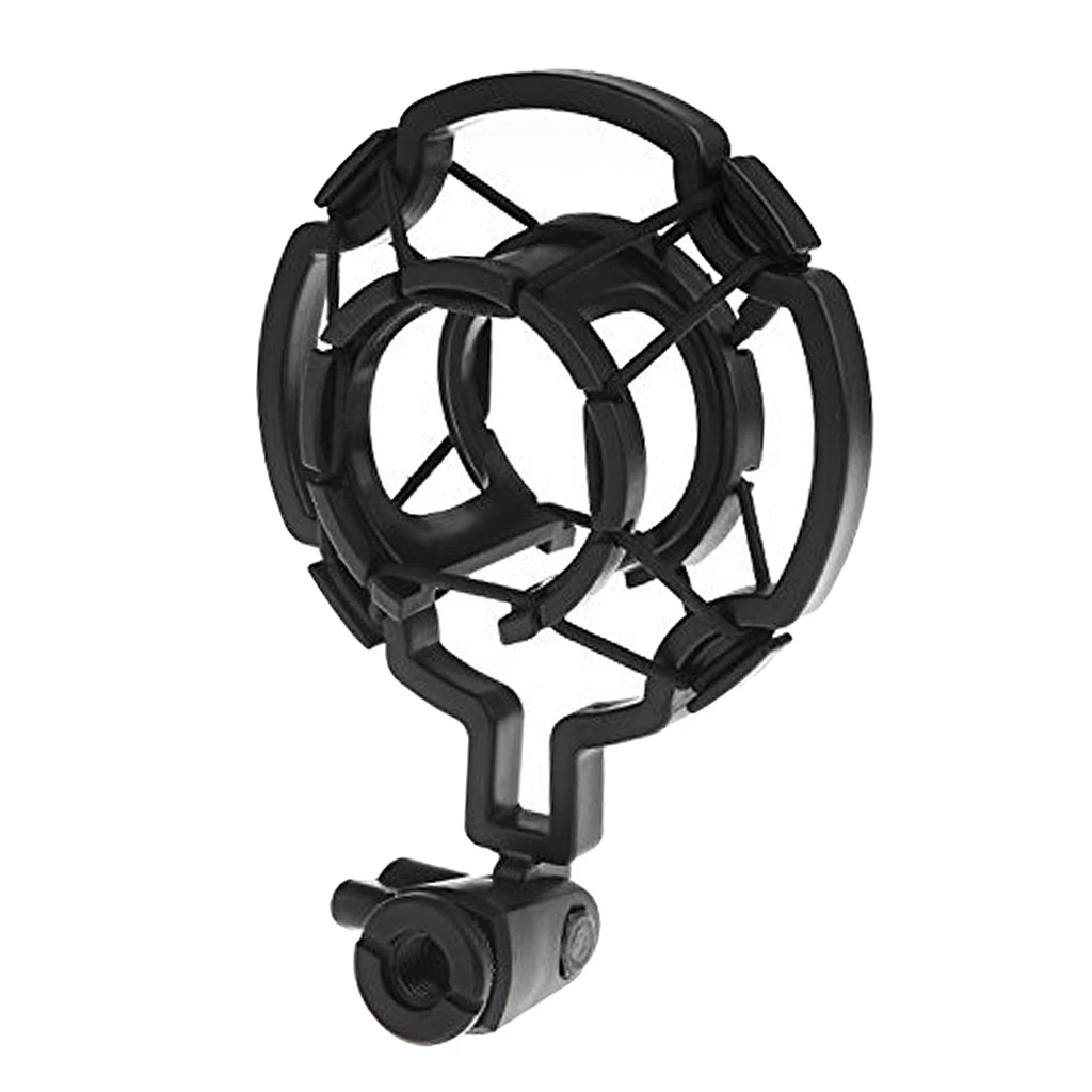 Universal Microphone Shock Mount Cradle Holder Clip Stand Mic Accessories