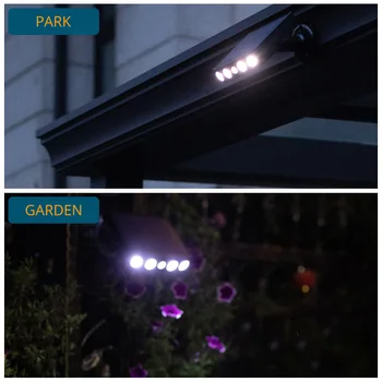 Powerful Solar Light Outdoor Motion Sensor Waterproof Garden LED Solar Lamp Spotlights For Garden Path Street Led Wall Light 6