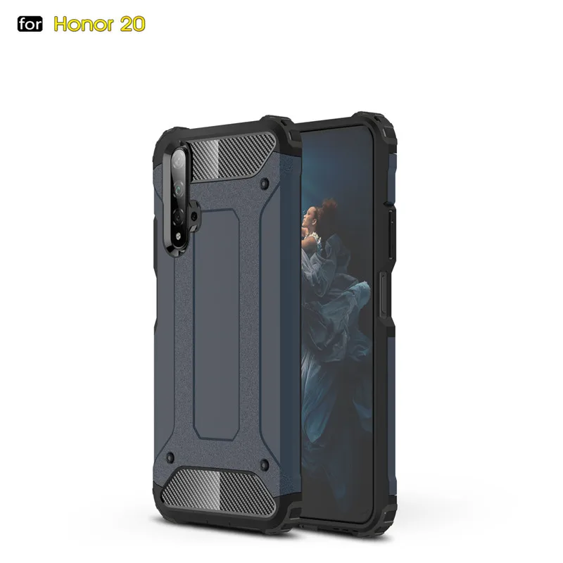 Чехол для Huawei Nova 5 t гибридный сверхпрочный силиконовый ударопрочный Прочный