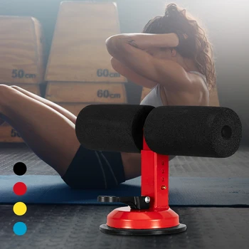 

Sit Up Bar Portable Suction Sit Up Bar Push Up Trainer Muscle Training Equipment with 4 Adjustable Heights Home Gym Exercise
