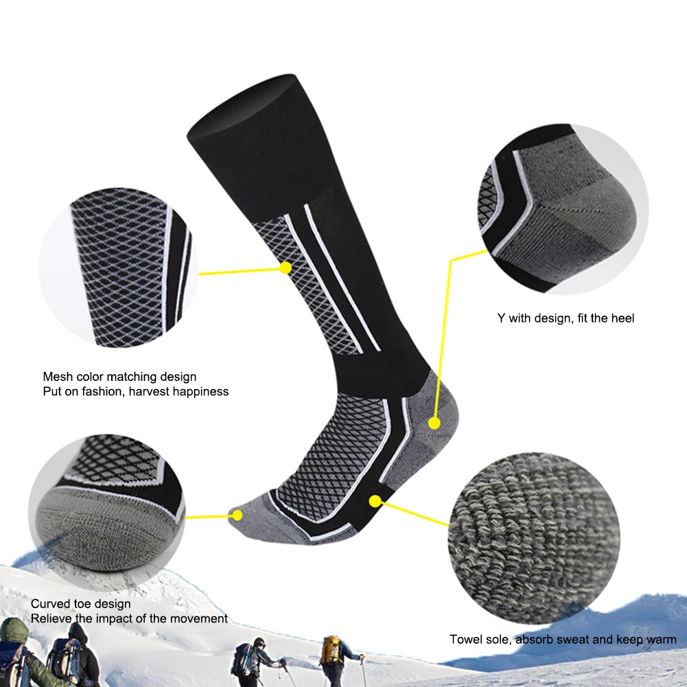 Ski Socks Thicken Winter Sports Men Women Waterproof Long Warm Breathable Outdoors Skiing Snowboarding Thermal Socks