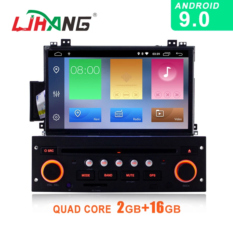 

LJHANG Car DVD Player Android 10 for Citroen C5 2005-2012 GPS WIFI Multimedia 1 Din Car Radio Stereo Auto Headunit Video RDS IPS