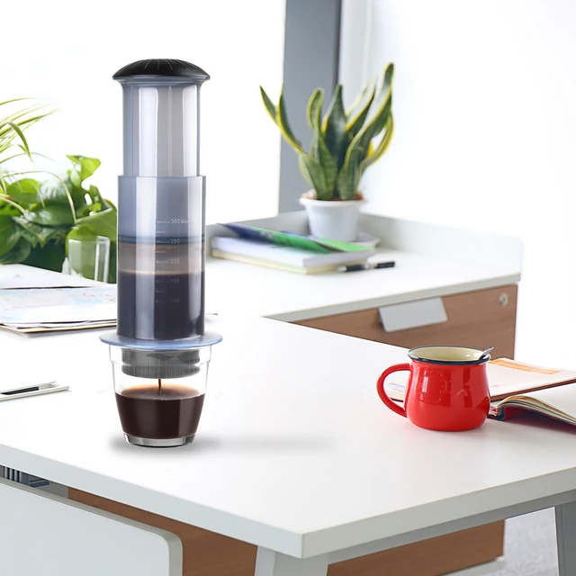 300ml Espresso Coffee Maker Portable French Press Barista Tools Air Press Drip Coffee Espresso Coffee Maker Filters Paper 2