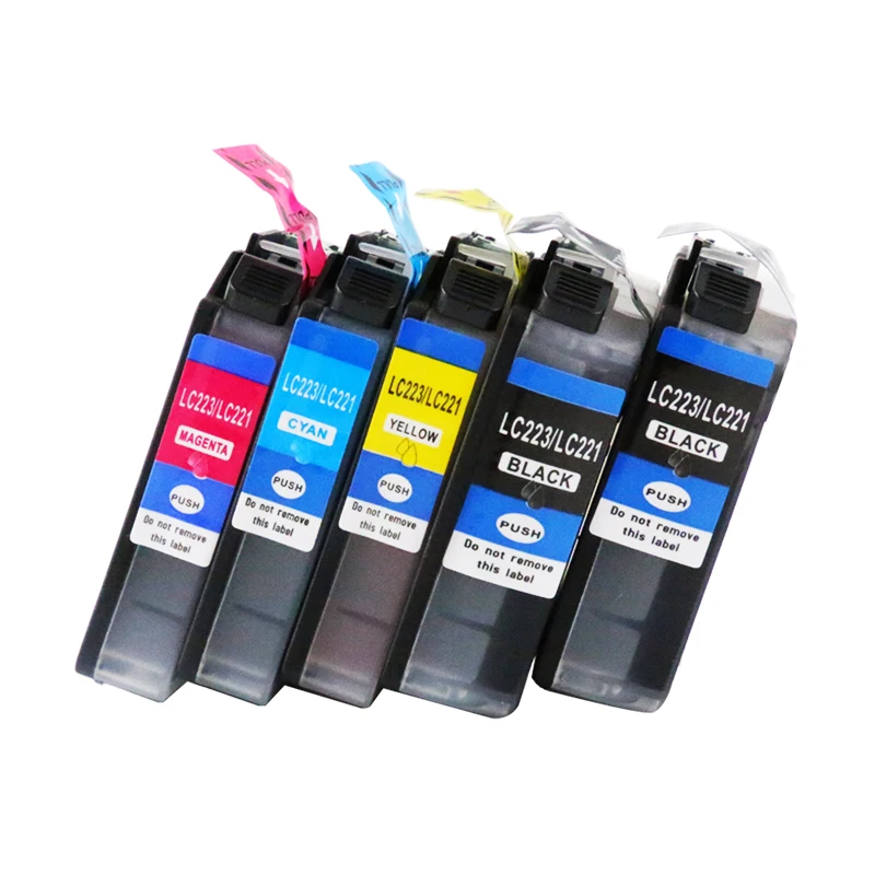 2-5 Pezzi 223 Sostituzione Cartuccia Per Brother Lc223 Xl Lc223Bk Cartuccia D'Inchiostro Per Mfc-J4420Dw/J4620Dw 4625Dw 5320Dw Dcp-J4120Dw