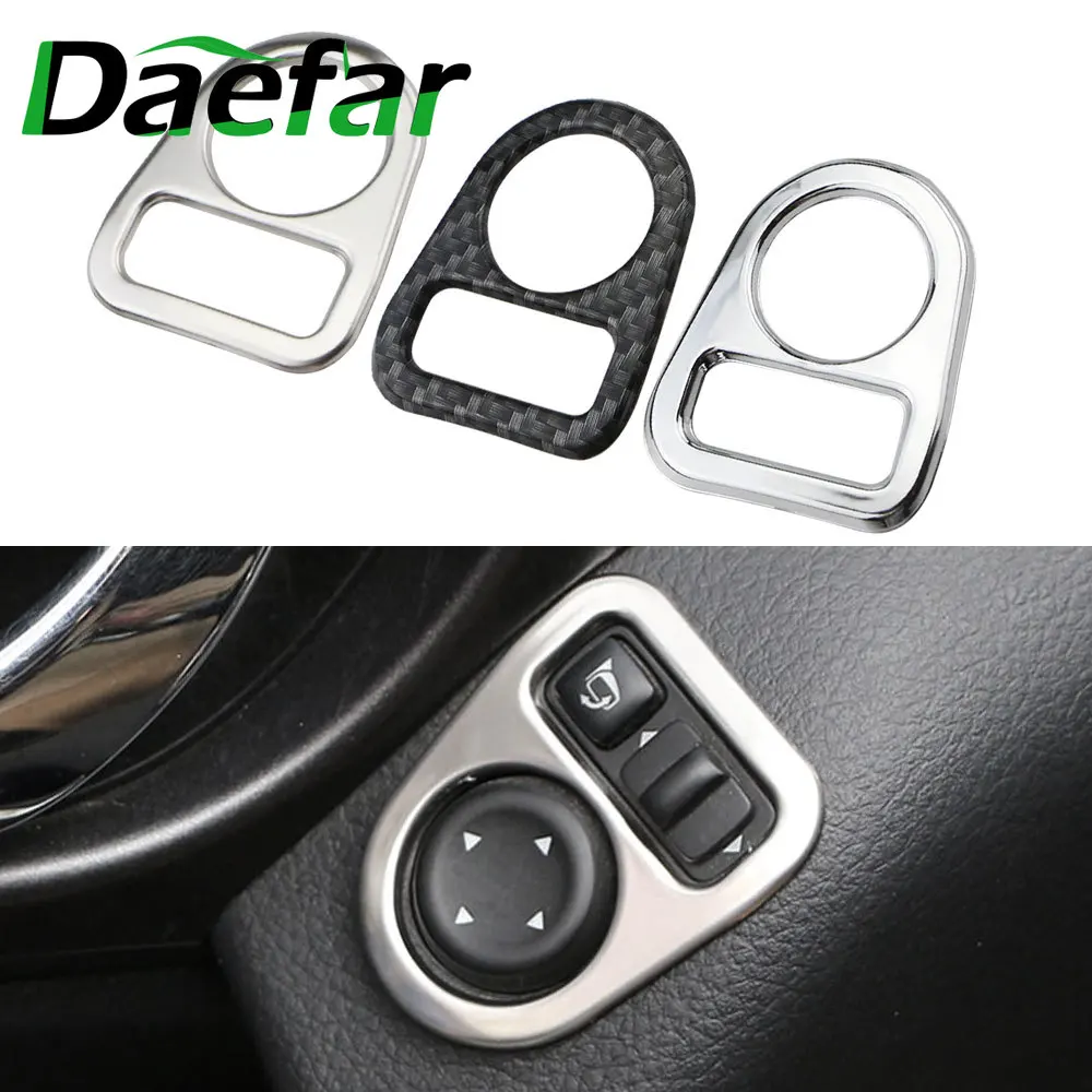 

Stainless Steel Interior Rearview Mirror Adjustment Cover Trim Sticker For Nissan Qashqai J11 X-trail T32 2014 - 2017