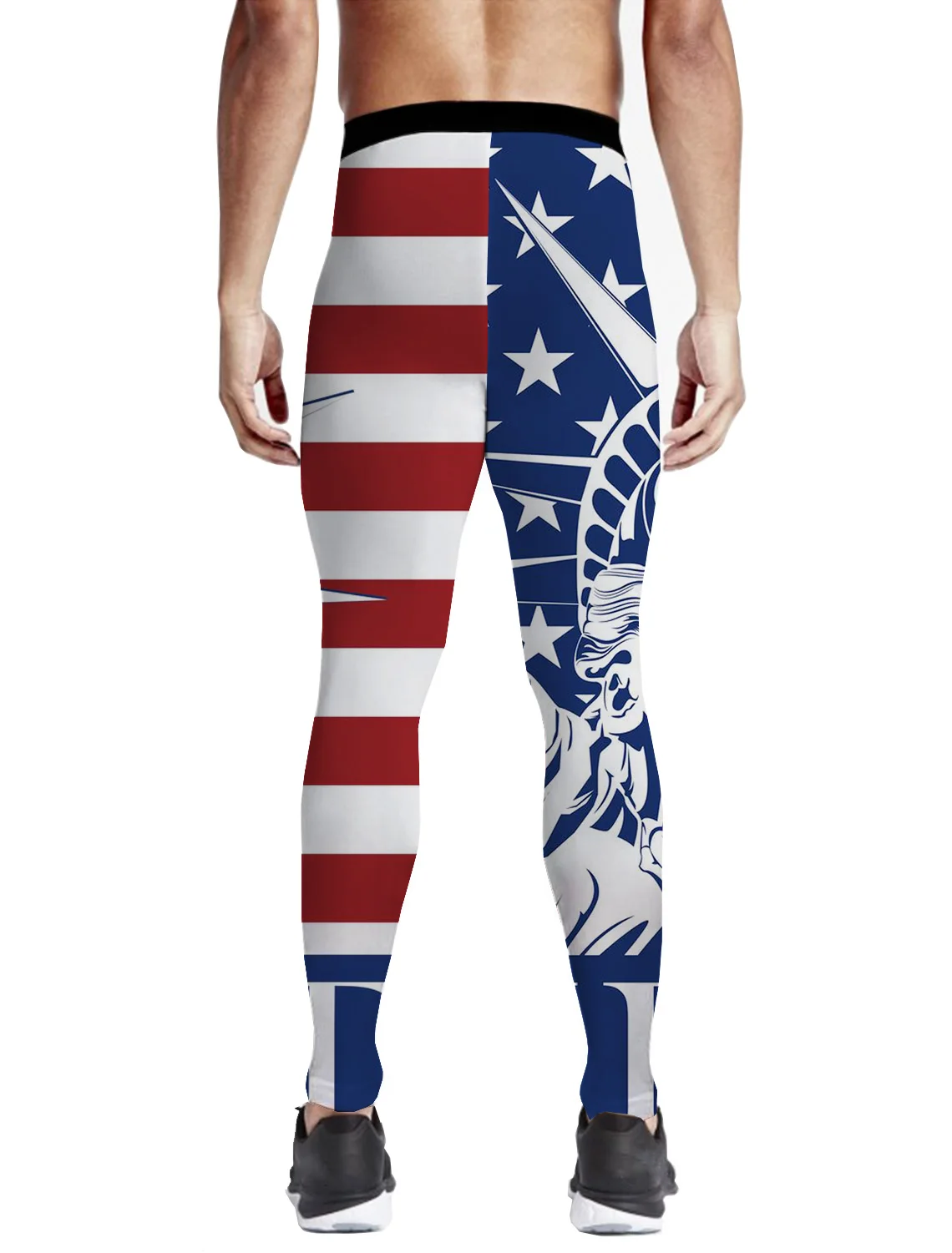 Мужские брюки Ele, ts Of The American Flagthe Statue Of Liberty, мужские Леггинсы с карманами, модные, вечерние, с высокой талией, мягкие, тянущиеся