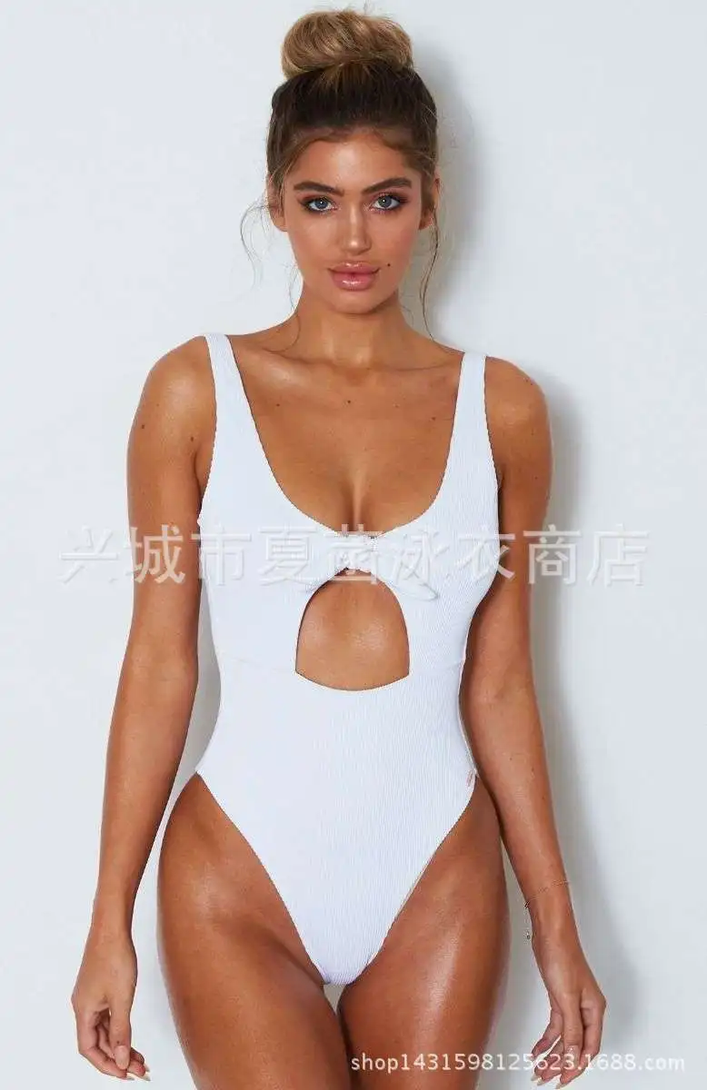 

2019 New Wish Explosive Special Fabric Hollow-out Swimsuit