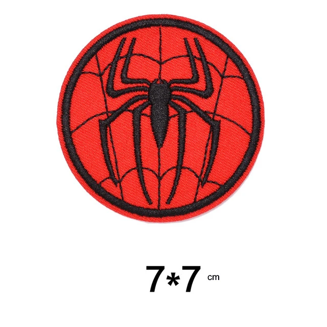 Spider embroidered patches DIY applique for clothes