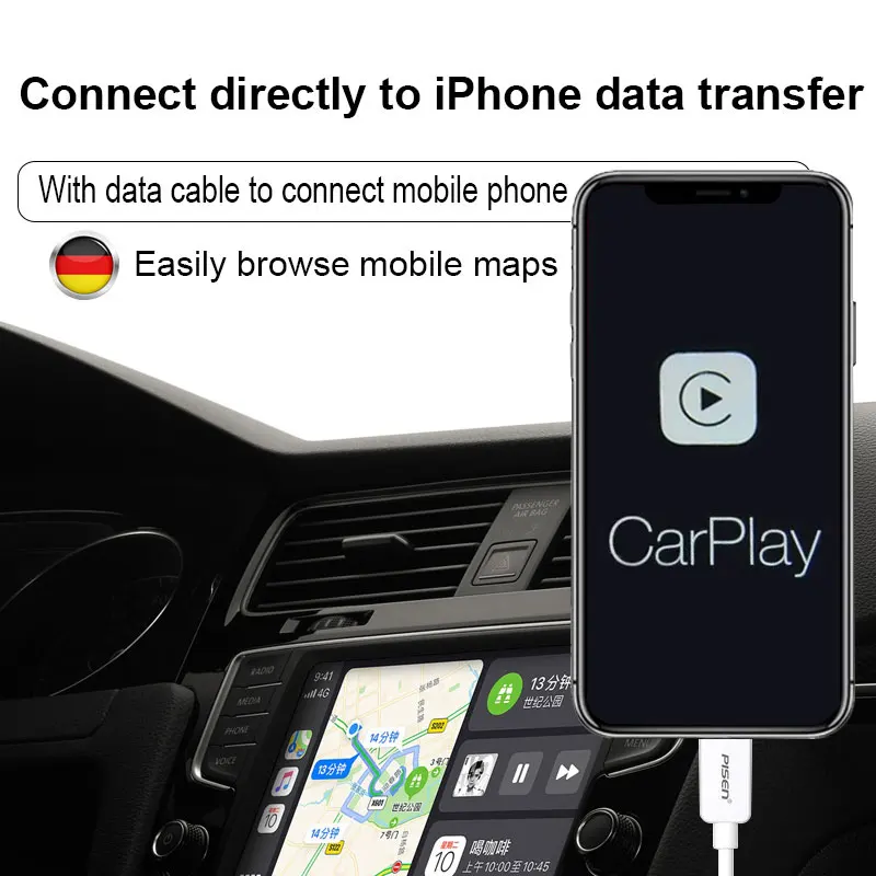 Переходник с Type C на USB 3 0 для зарядки и передачи данных Mercedes Benz CLA GLA/B/C/E/S/K Class W204 W205