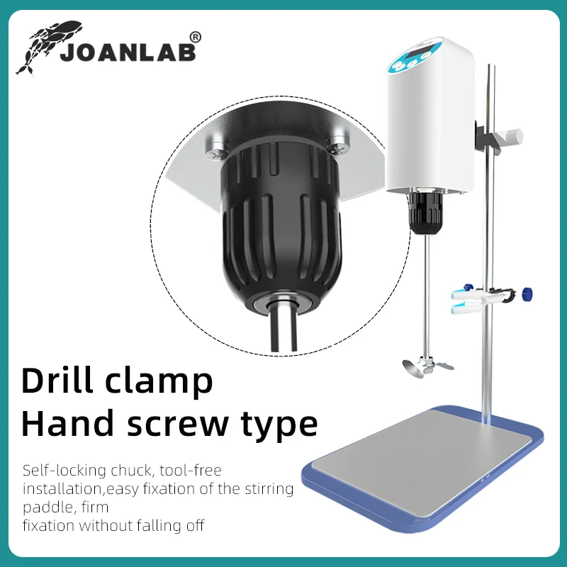 Electric Stirrer JOANLAB 110V To 220V Laboratory Digital Display Max Stirring Capacity 20L