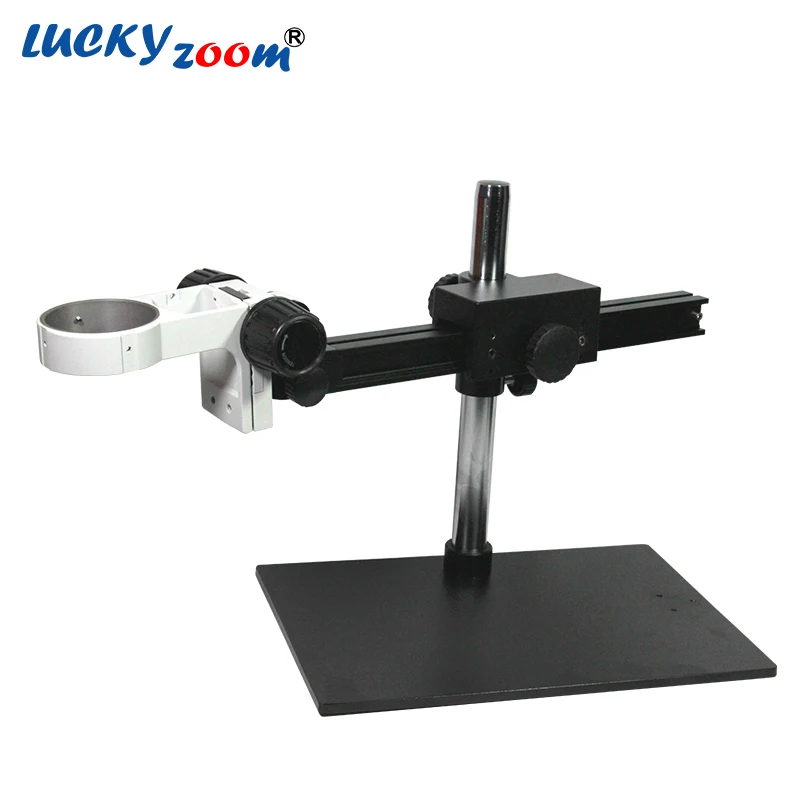 Lucky Zoom Brand Professional 7X-45X Single Boom Binocular Microscope Black Stand 25cm Working Area Professional Stereo Microscope Soldering Lucky Zoom Brand Professional 7X-45X Single Boom Binocular Microscope Black Stand 25cm Working Area Professional Stereo Microscope Soldering