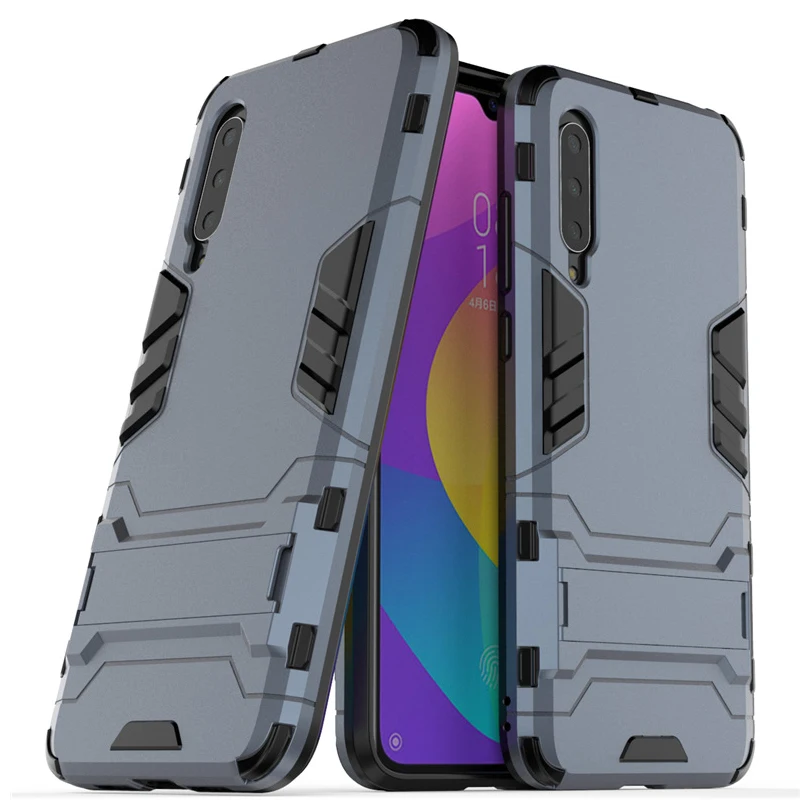 Чехол для Xiaomi mi 9 Lite чехол роскошный робот Броня резиновый бампер противоударный