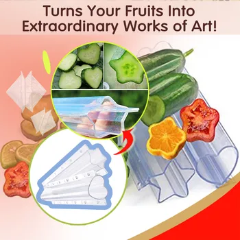 

Magic Heart-shaped Pentagram-shaped Cucumber Fruit Shaping Growth Molds Vegetable Growth Forming Mould Garden Tool #/7.7