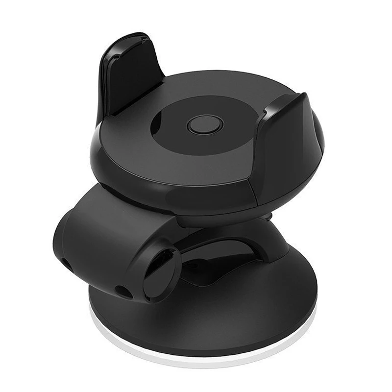 Вращающийся на 360 градусов регулируемый держатель для телефона Регулируемая ширина Универсальный держатель для мобильного телефона черный Автомобильный держатель - Цвет: black