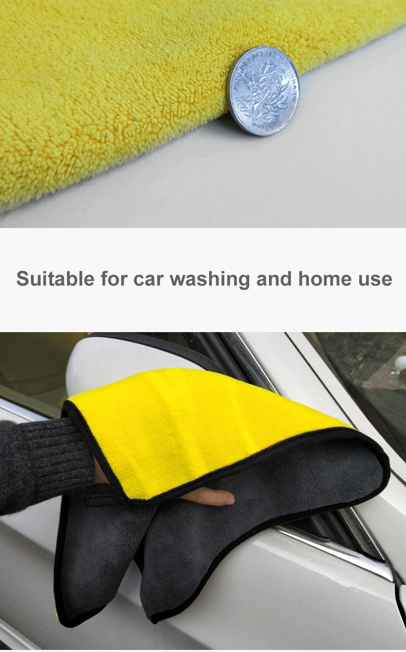 3/5/10 pcs Extra Soft Car Wash Microfiber Towel Car Cleaning Drying Cloth Car Care Cloth Detailing Car WashTowel Never Scrat