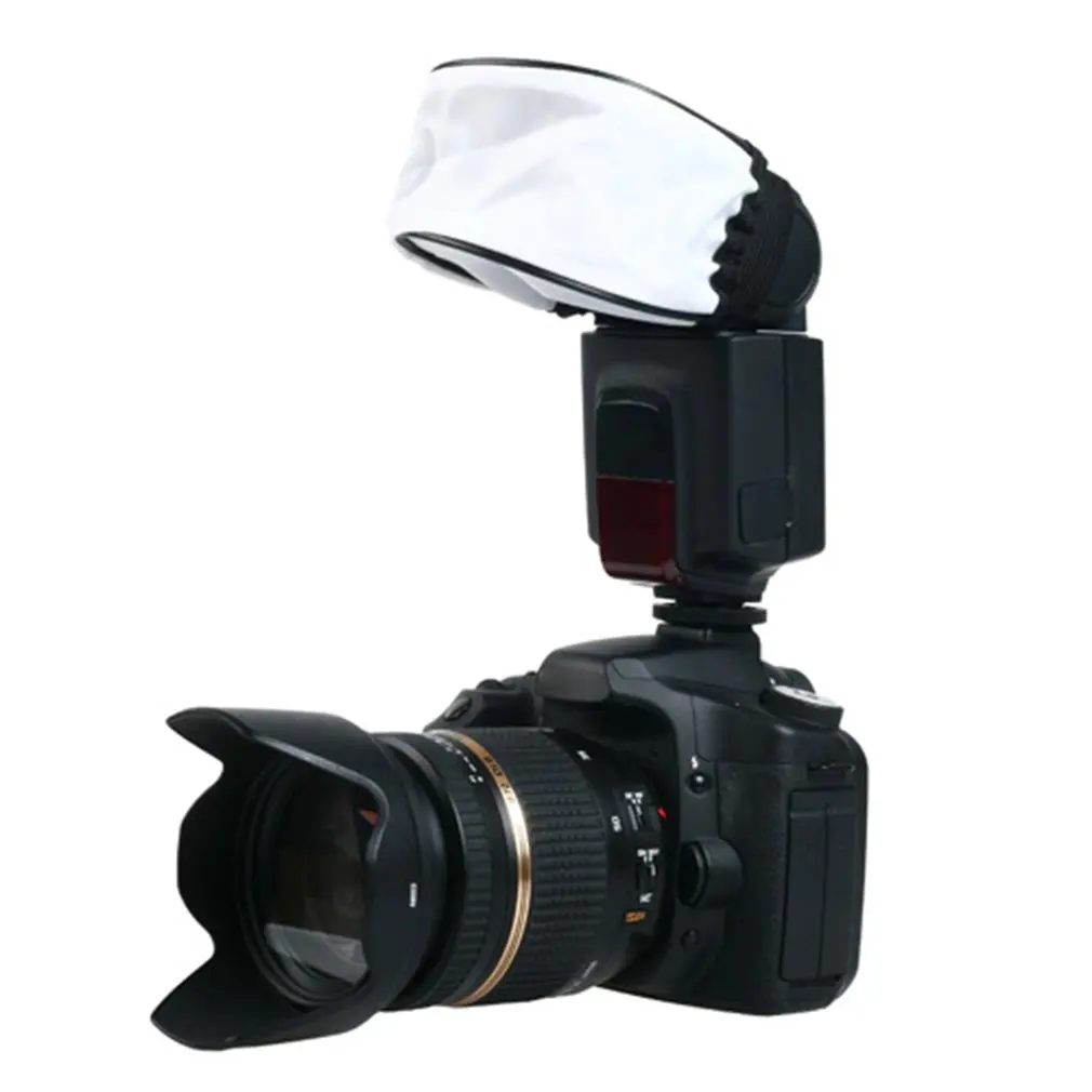 Универсальный мягкий рассеиватель вспышки для камеры портативный тканевый софтбокс для вспышки отражающие накладки для Canon Nikon аксессуары для вспышки