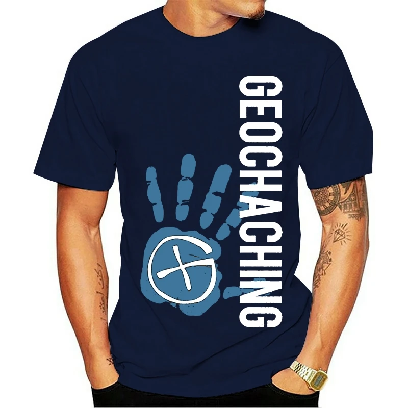 

printed Geocaching tshirt 3xl 4xl 5xl fitted Anti-Wrinkle streetwear male female tshirts O Neck HipHop Top