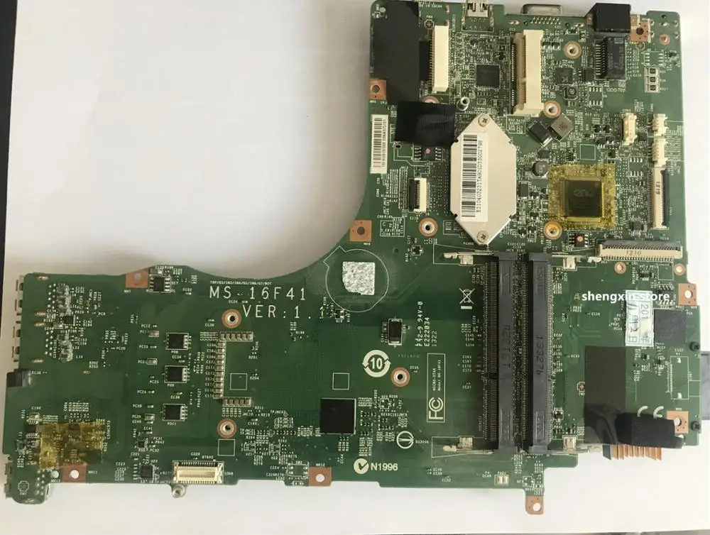 Оригинальная материнская плата для ноутбука MSI MS-16F41 VER: 1,1 rPGA947 cpu материнская плата Тест