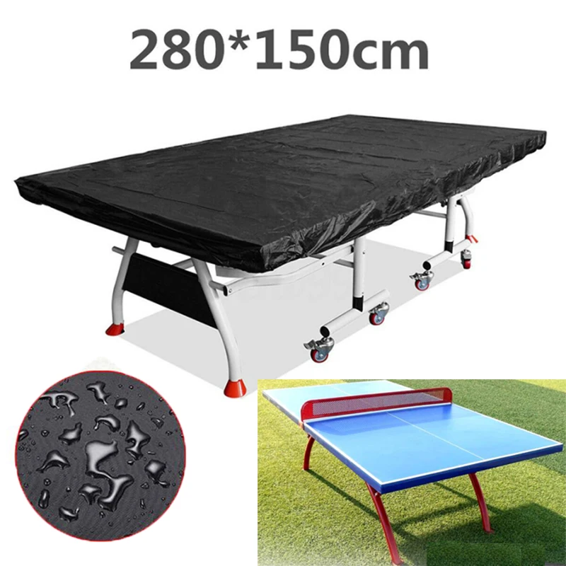 

Tennis Pingpong Table Cover 280x150cm Oxford Waterproof Dustproof Rain Snow Protector Table Tennis Dust Cover for Indoor Outdoor