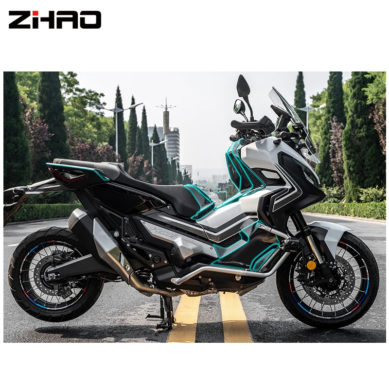 Motorcycle Carbon Sticker For Honda Scooter X ADV 750 Xadv 750 Motorcycle  Tank Pad Protector Sticker 2019 2021|Decals \u0026 Stickers| - AliExpress