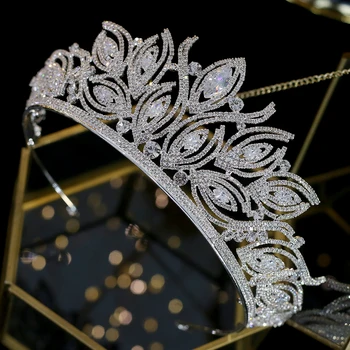 

Crystal Headdress Crown Bride Tiara Bridal Hairband Female Graduation Hair Accessories Wedding Hair Accessories