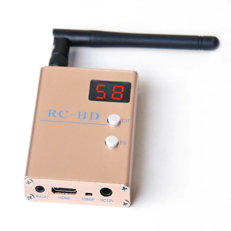 Récepteur RC 5.8GHz 48CH FPV avec écran LED - 120g