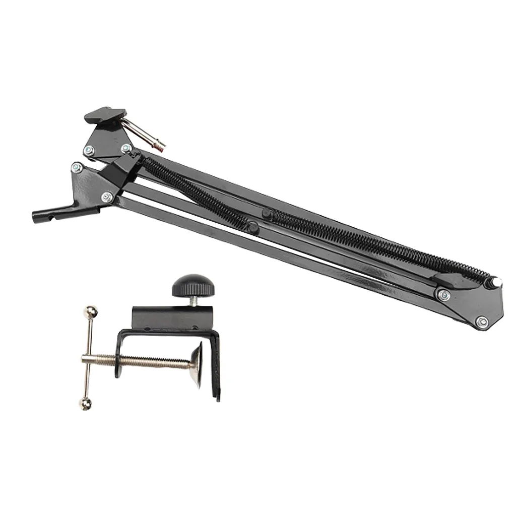 Adjustable Foldable Webcam Mount Clip Table Desktop Clamp Mount Suspension Scissor Arm Tripod Stand Holder for Logitech Webcam
