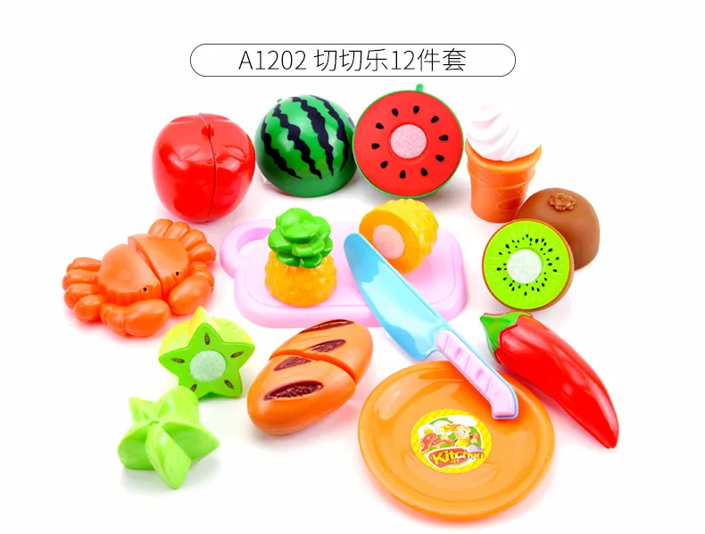Горячая Детская кухня игровой дом игрушки слайсер игрушка вырезание фрукты игрушка