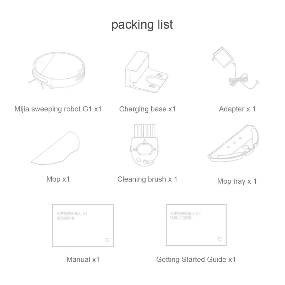 XIAOMI MIJIA Mi Robot Vacuum-Mop 