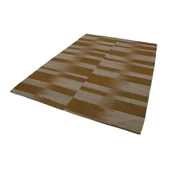 

202x276 Cm Brown Handmade Contemporary Rugs Rug-7x9 Ft