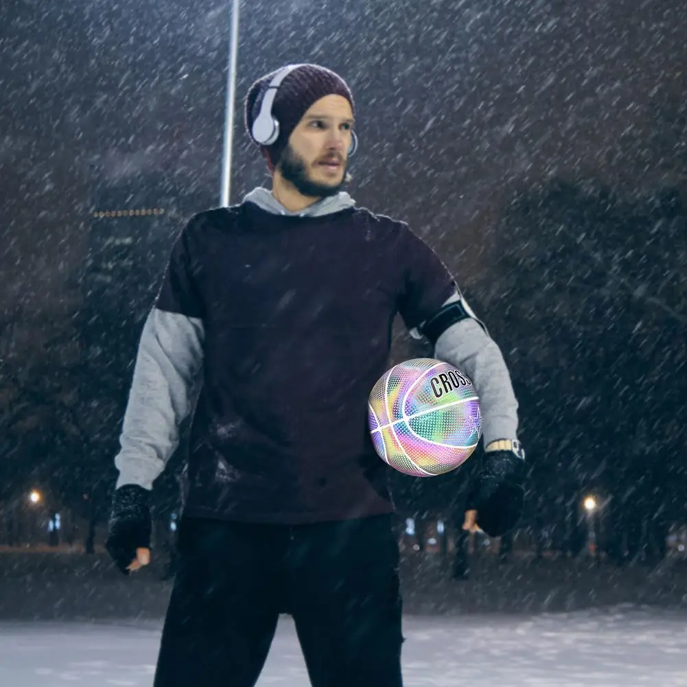 Holographic Glowing Reflective Basketball9