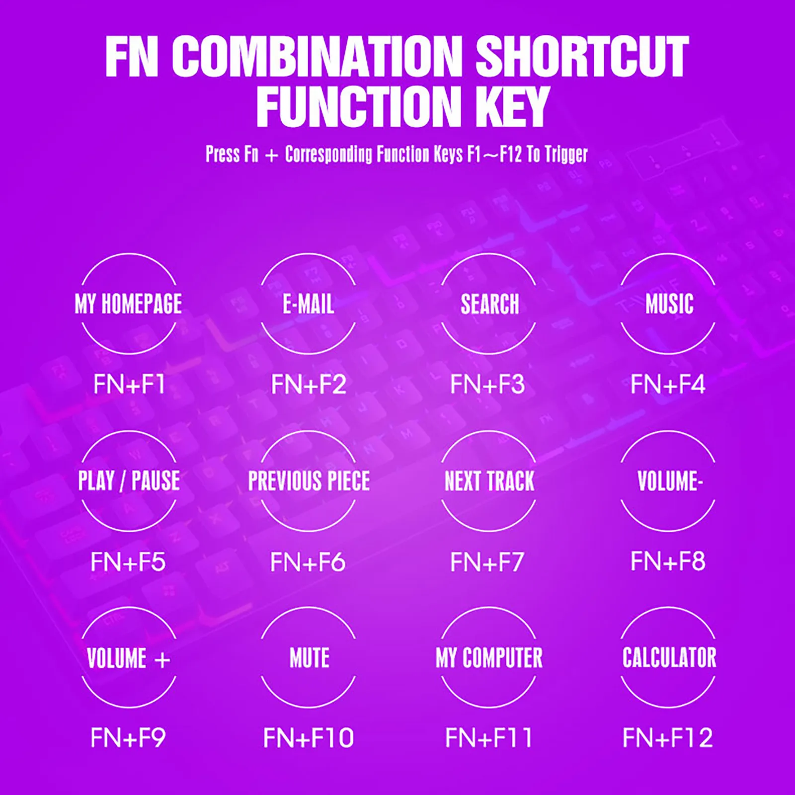 104 Key Keyboard English Keyboard keyboard for computer