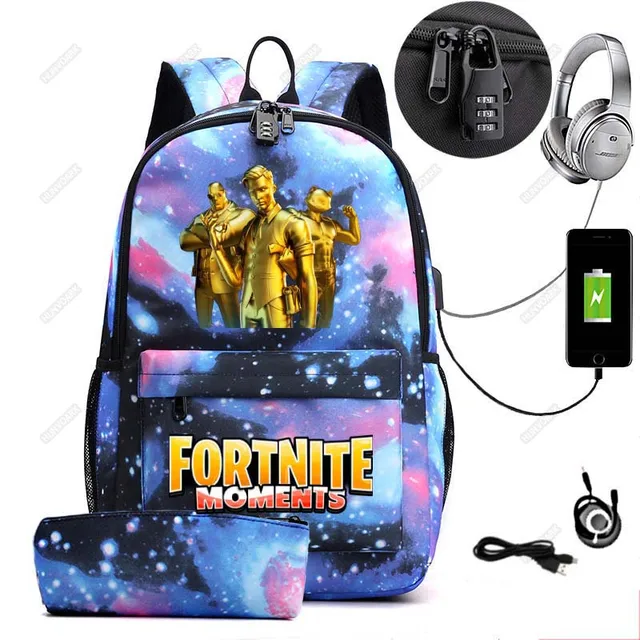 Fortnite bag with charger Clearance