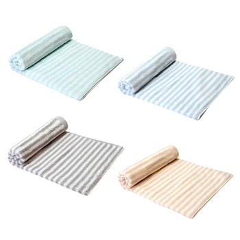 

4Pcs/Pack 34x75cm Soft Cotton Stripe Face Towel Breathable Absorbent Bathroom Washcloth Home Hotel Travel Towel