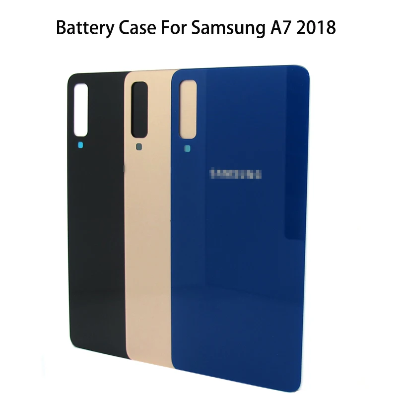 Задняя крышка батарейного отсека Крышка корпуса для Samsung Galaxy A7 2018 A750F A750 запасные