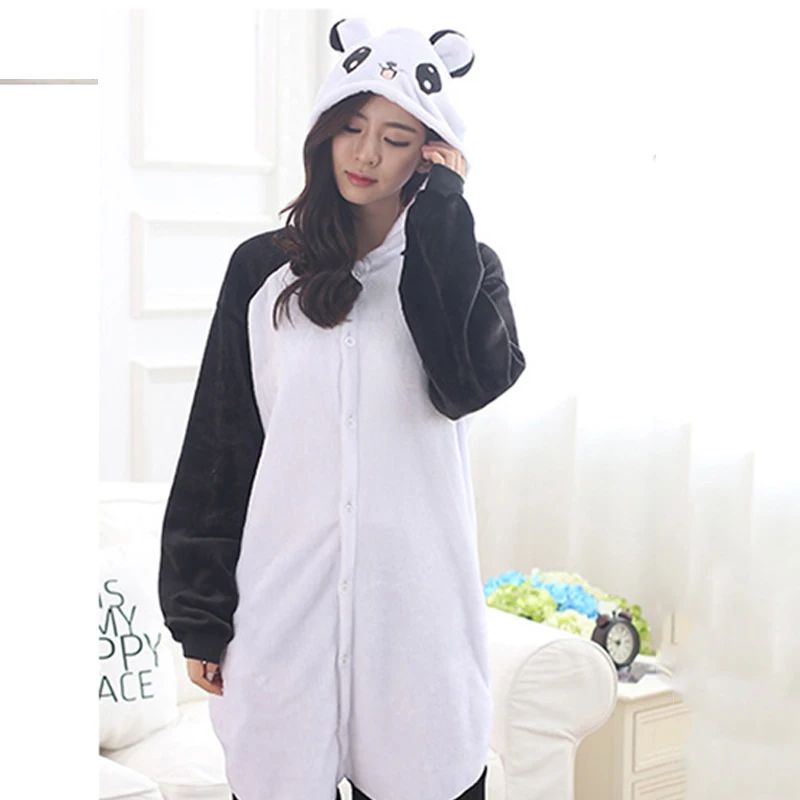 Adult Panda Cartoon Kigurumi Cosplay Costume Women Loose Kid Winter Animal Onesie Jumpsuit Boy Anime Flannel Pajamas Sleepwear Adult Panda Cartoon Kigurumi Cosplay Costume Women Loose Kid Winter Animal Onesie Jumpsuit Boy Anime Flannel Pajamas Sleepwear